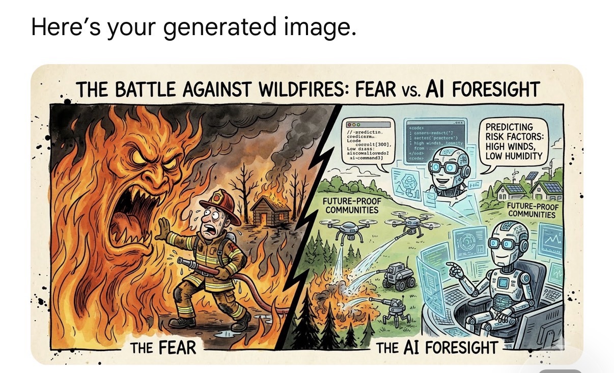 From Embers to Algorithms: Dreaming of a Fire-Resilient Future with Generative AI