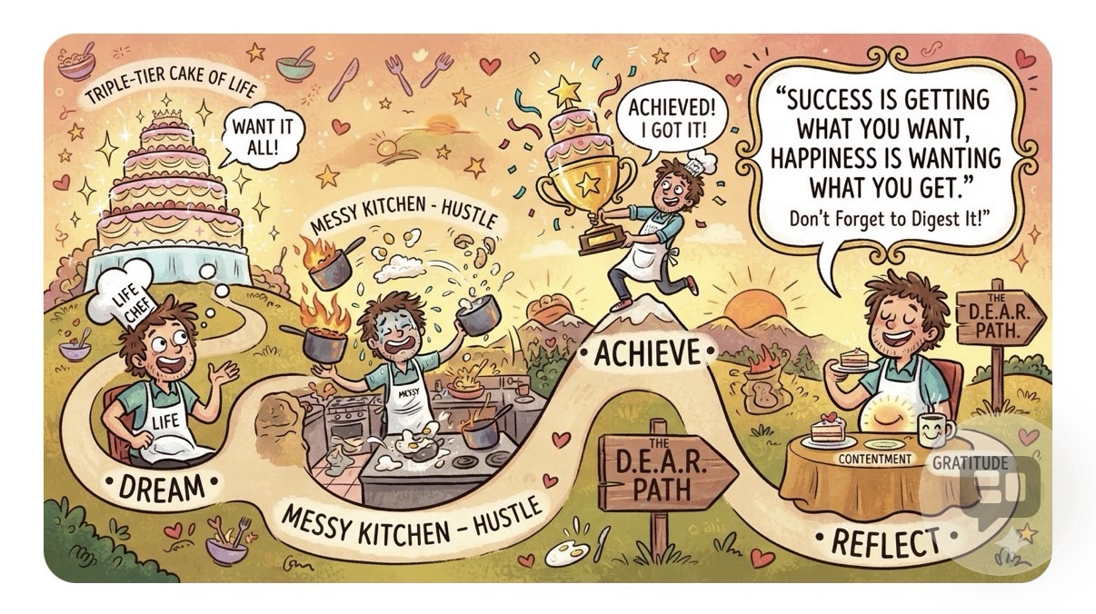 The D.E.A.R. Framework: Cooking Up Happiness on the Path to Success